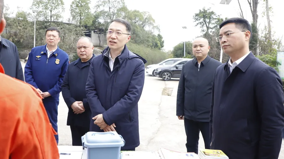 孙骏赴通川督导检查节前安全工作