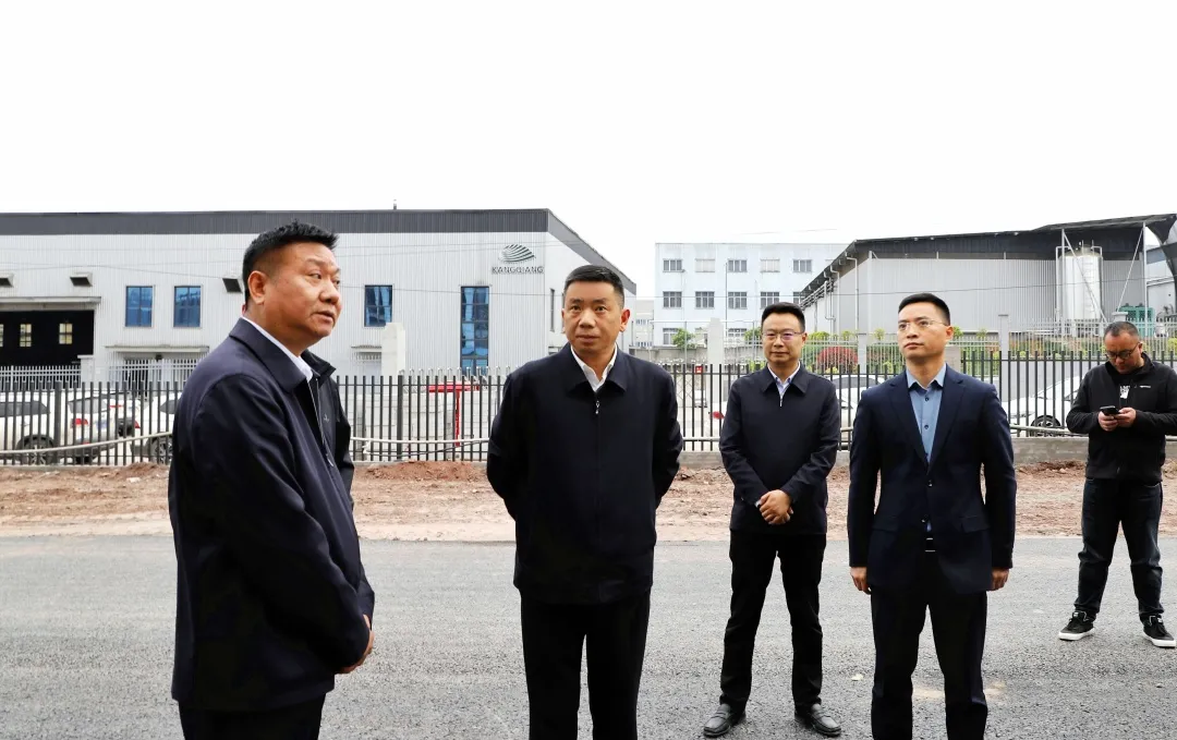 李祝荣、覃永利调研重点项目建设工作