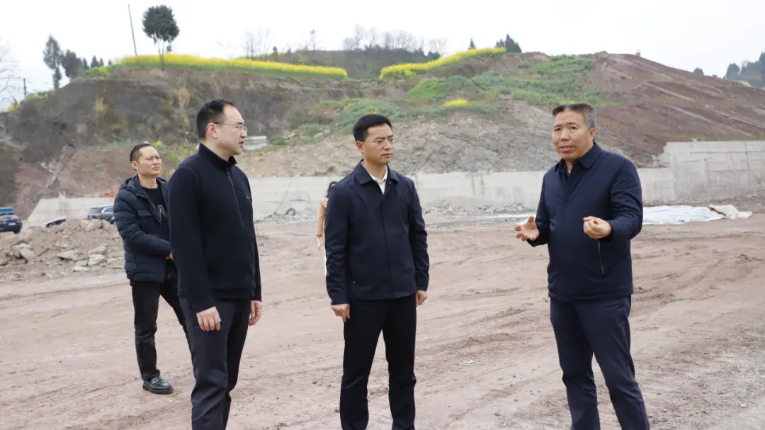 覃永利调研复工复产、项目建设工作